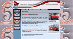 Desktop Screenshot of kapellener-karneval.de