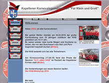 Tablet Screenshot of kapellener-karneval.de